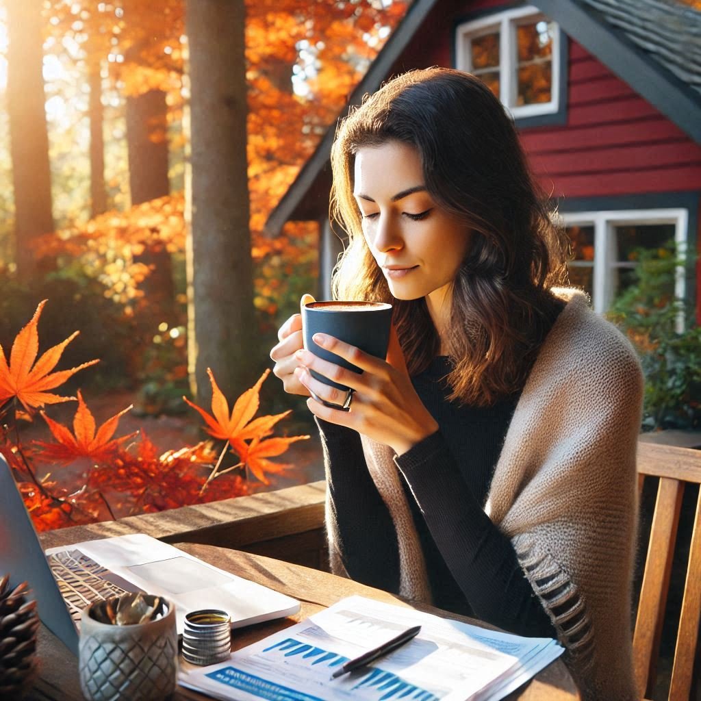A crisp autumn morning in Vancouver, Sarah, a 32-year-old software developer, sipping her coffee while reviewing her retirement savings